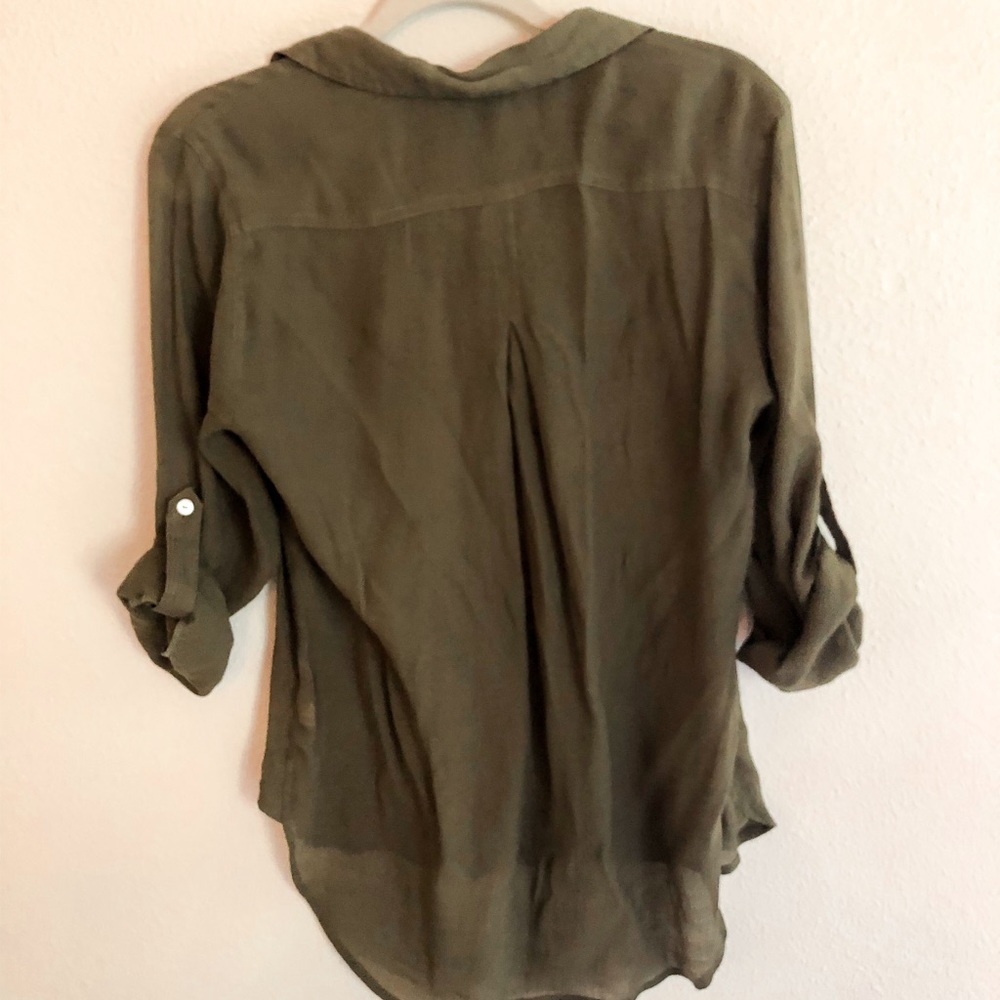 Olive button up